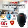 Insect Repellent Pest Control Ultrasonic Set Reject Pro Bug Repeller Home Defender Non-Toxic Pet Safe (Black 2 Pack) 5 Core RR 9006 B 2