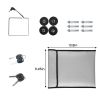 2.4 Cubic Feet Electronic Digital Security Safe with Keypad and Key for Home Office Safe Box; Suitable for Home; Office; Hotel(Black)