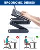Adjustable Height Laptop Desk Laptop Stand for Bed Portable Lap Desk Foldable Table Workstation Notebook RiserErgonomic Computer Tray Reading Holder B